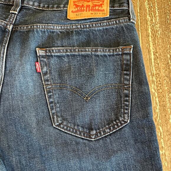 Men’s Levi’s 527 Slim Bootcut Dark Wash Jeans, 32W x 29L - Picture 8 of 12